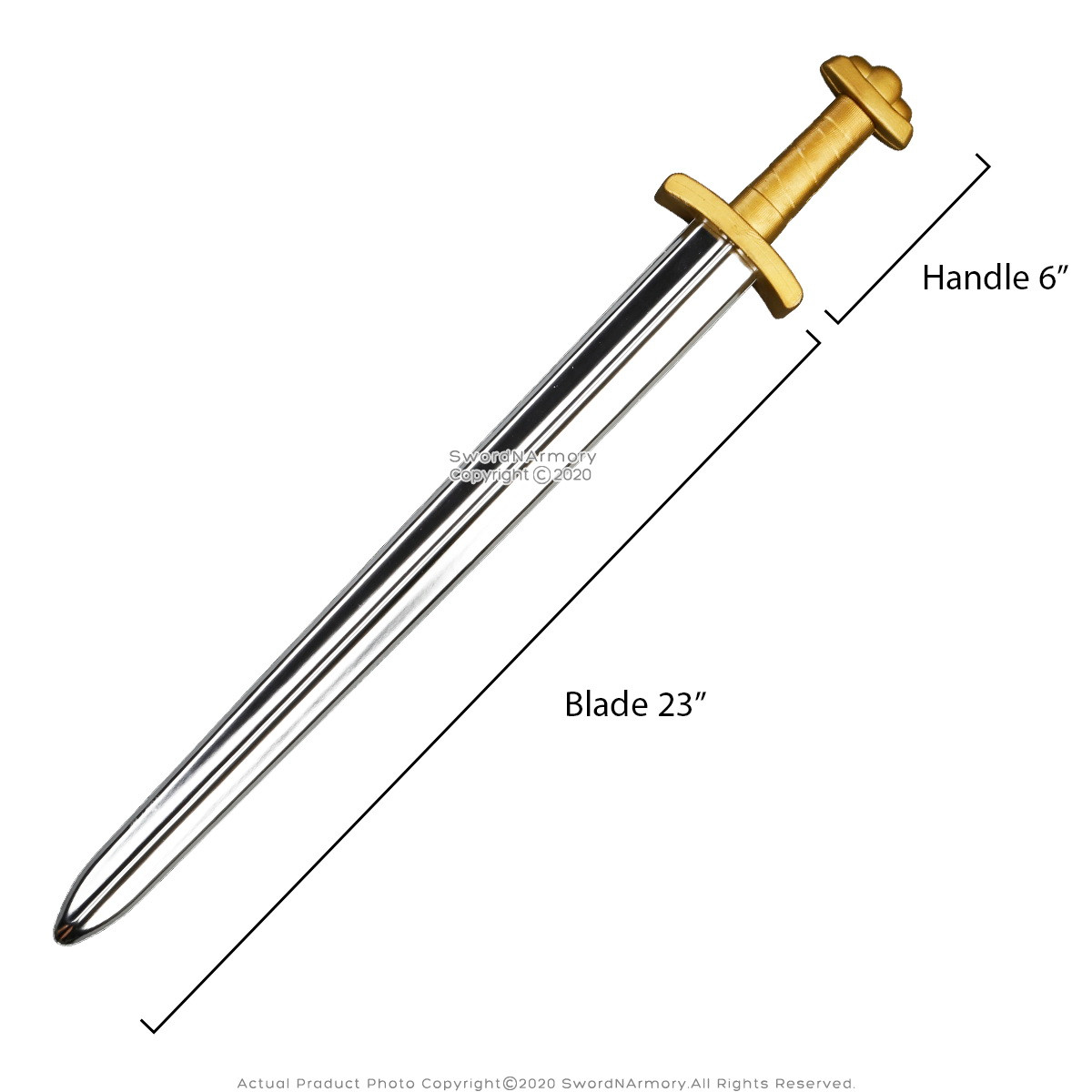 30" Foam Viking Warrior Battle Sword LARP Cosplay Fantasy Costume Prop Roleplay