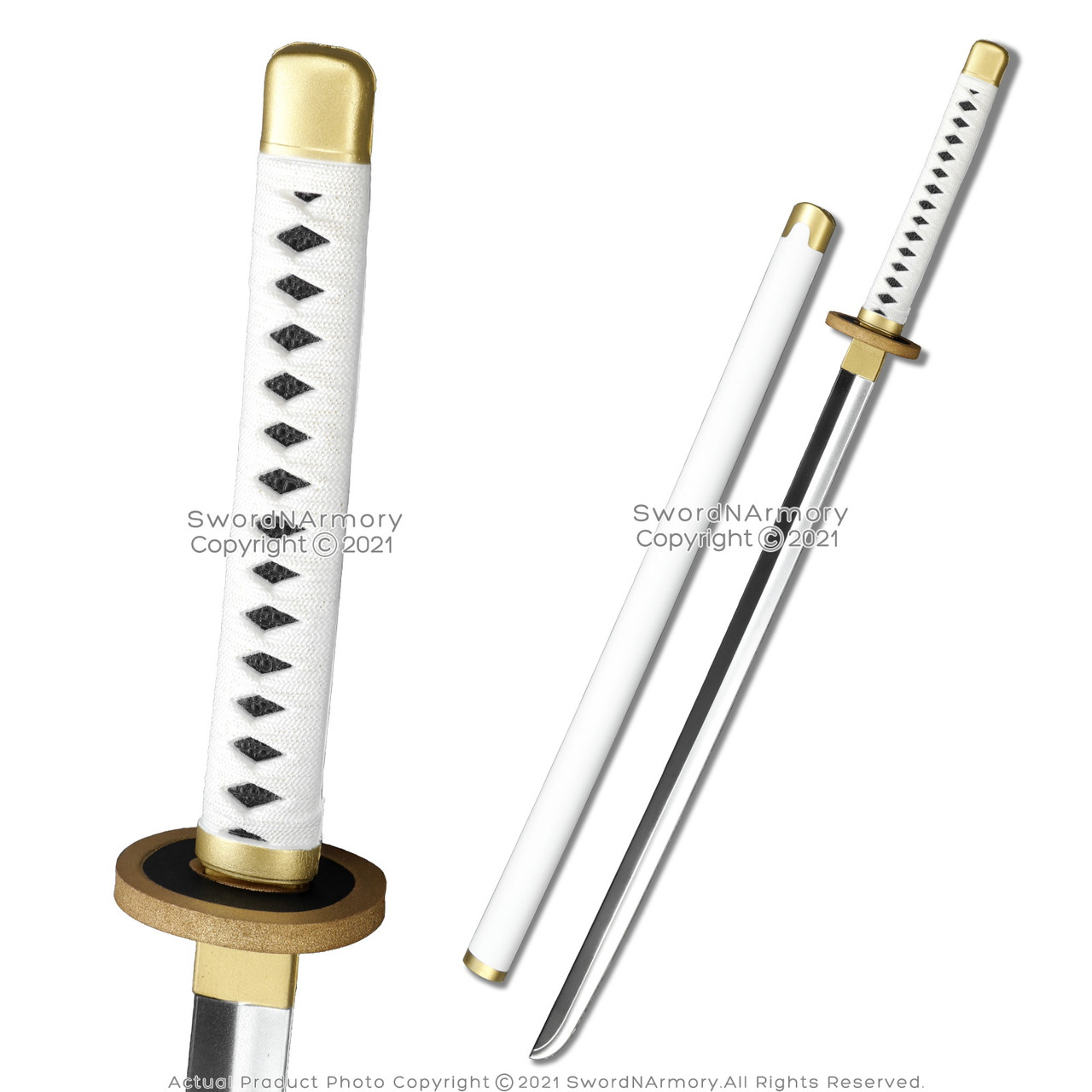 One Piece Roronoa Zoro Three Sword Style Cosplay Wooden Weapons