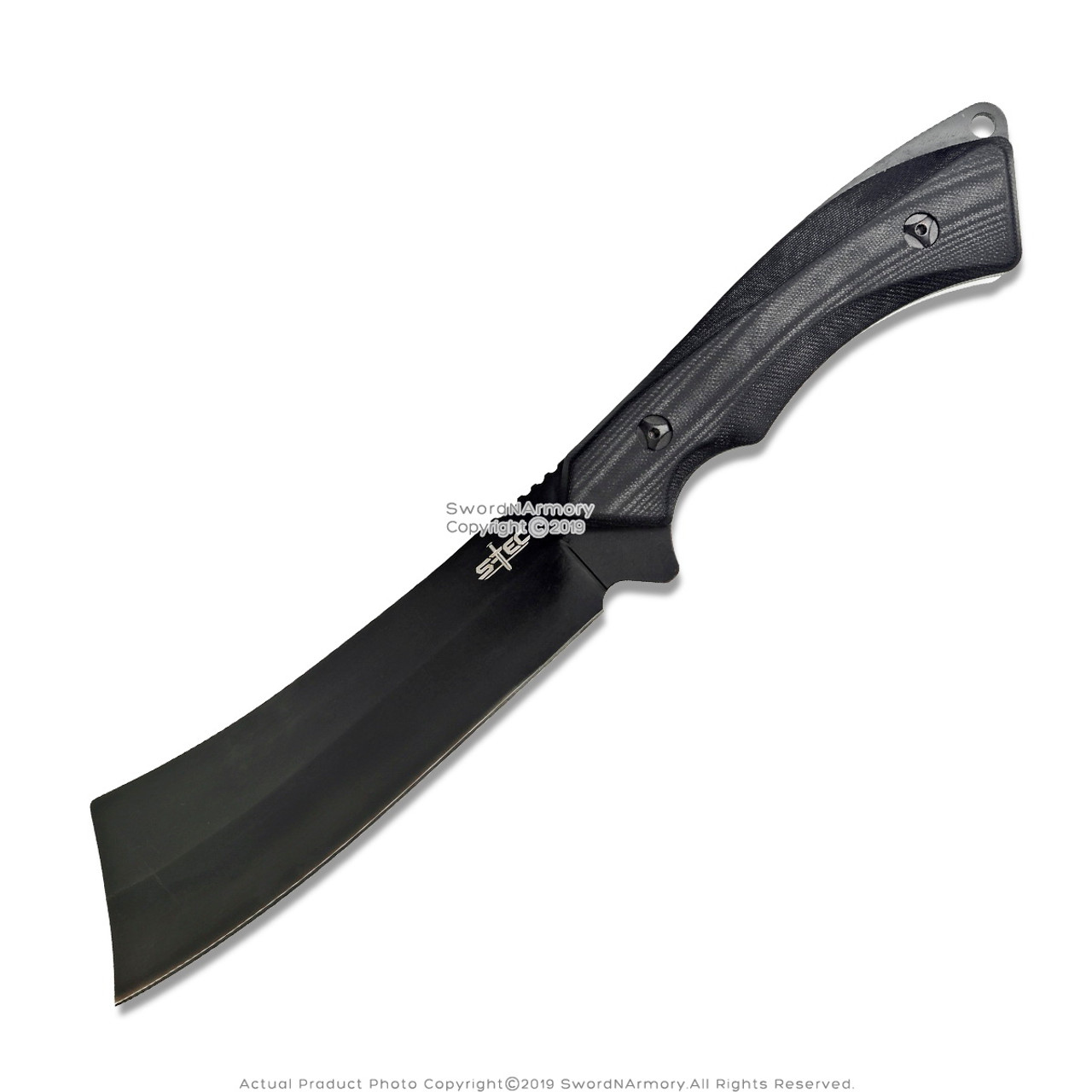 10.5 Wholesale Hunting Knife With Nylon Sheath & Blade Sharpener