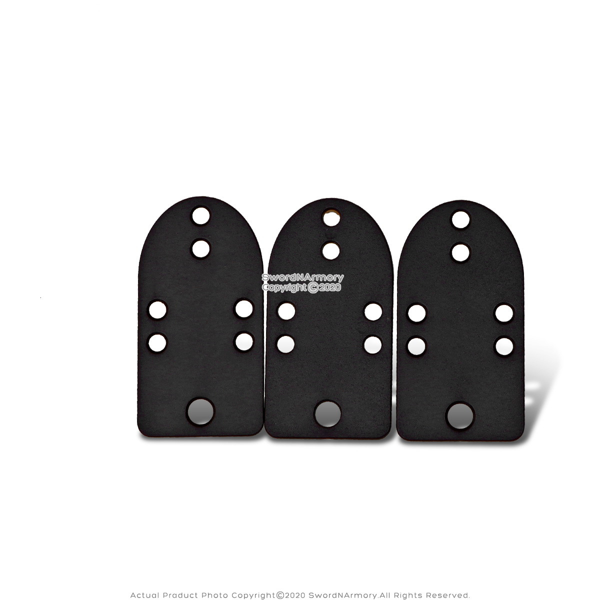 Scale Mail Plate 150 Pcs Black Loose Scale Mail Armor Polyproylene Plates Medieval SCA ...