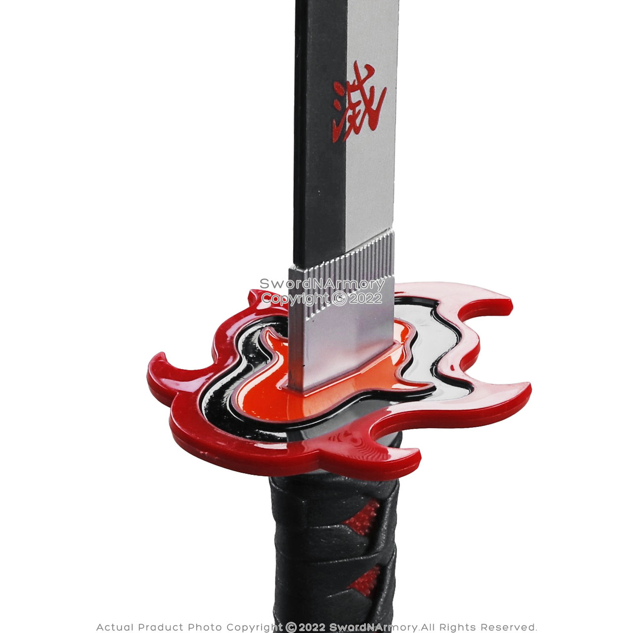 40" ABS Plastic Blade Tanjiro Kagura Nichirin Katana Samurai Sword ...
