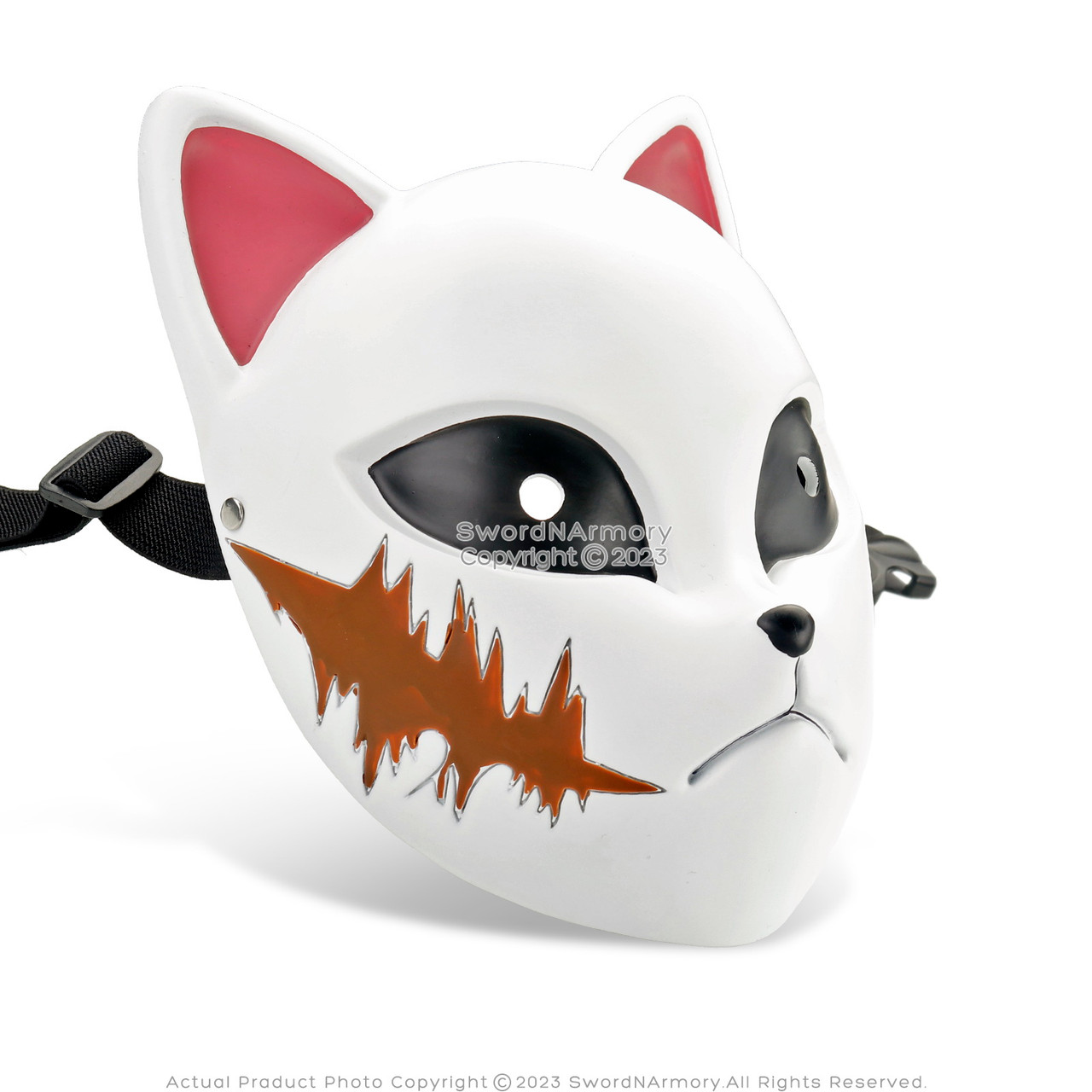 Kitsune Fox Mask Sabito Ghost Demon Killer Training Anime Manga Cosplay Prop