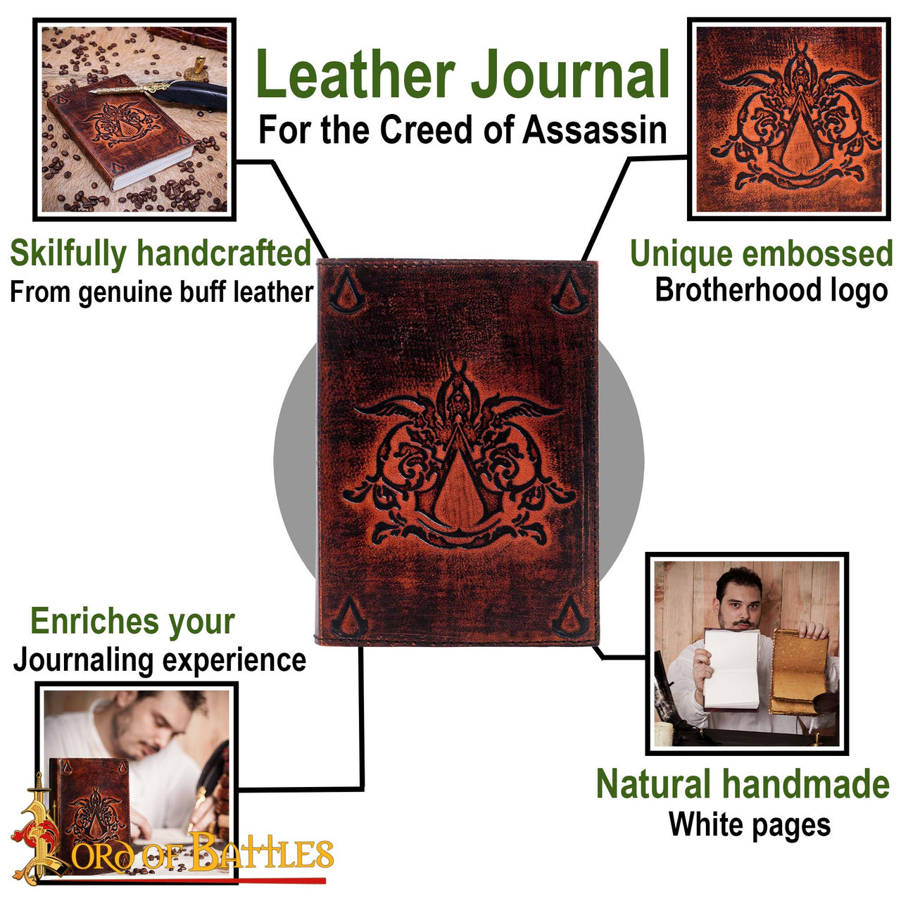 Journal Assassin's Creed II - Goodies Presse Rare - Carnet Notebook Collection