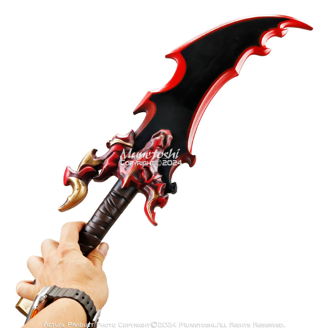 Pack 2 Dagues Solo Leveling En Bois - Cosplay Sung Jinwoo - Décoration - Fourreaux Inclus - 8