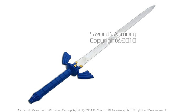 Anime Link's Twilight Princess Master Sword with Scabbard Video Game Weapon