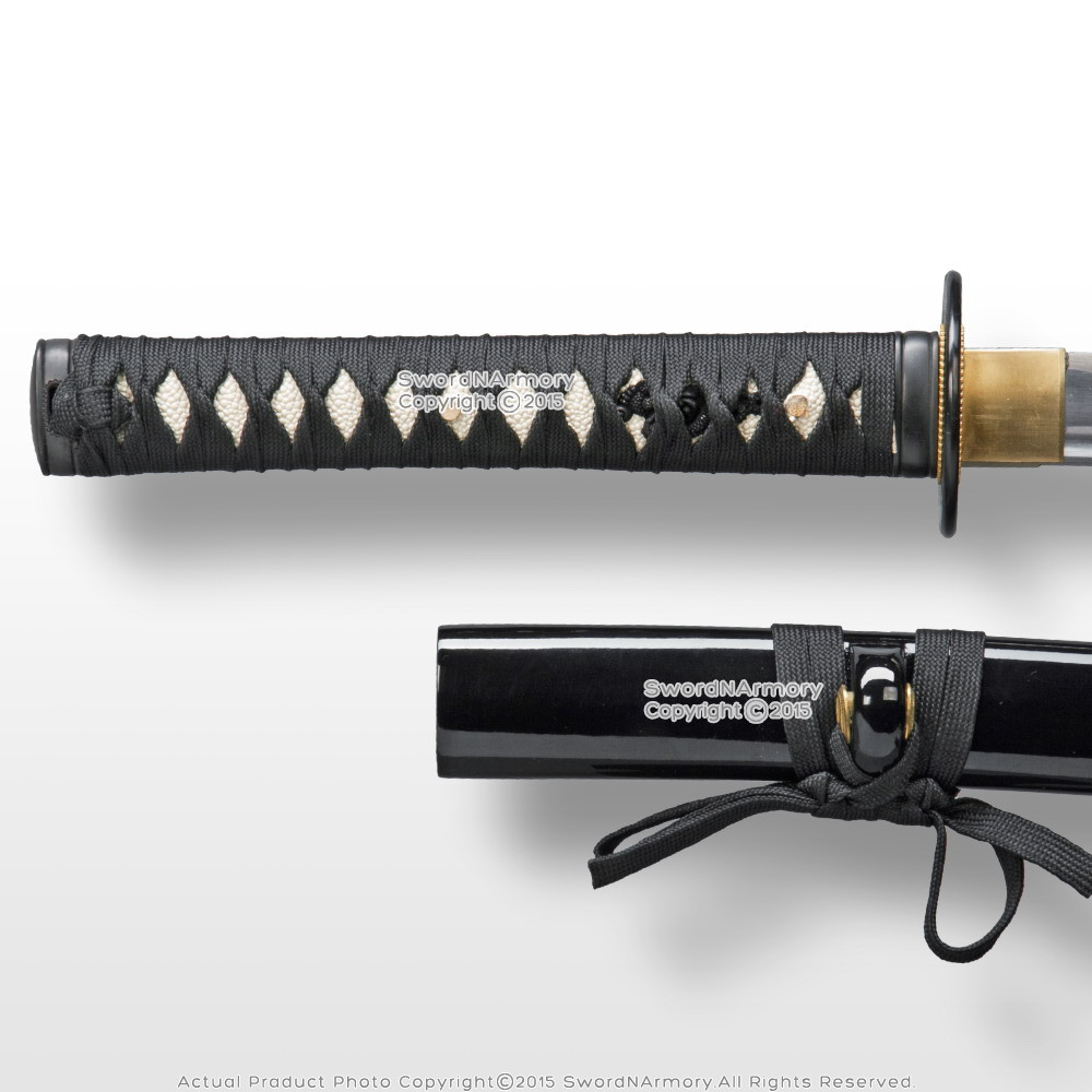 Musashi Tsuba Handmade Wakizashi Samurai Sword Shoto Medium Size Katana