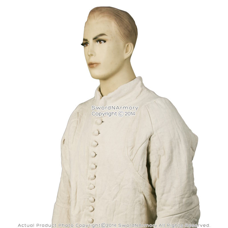 Sca Jacket Medieval Gambeson Type VI Padded Armour Coat SCA WMA LARP Arming Jacket