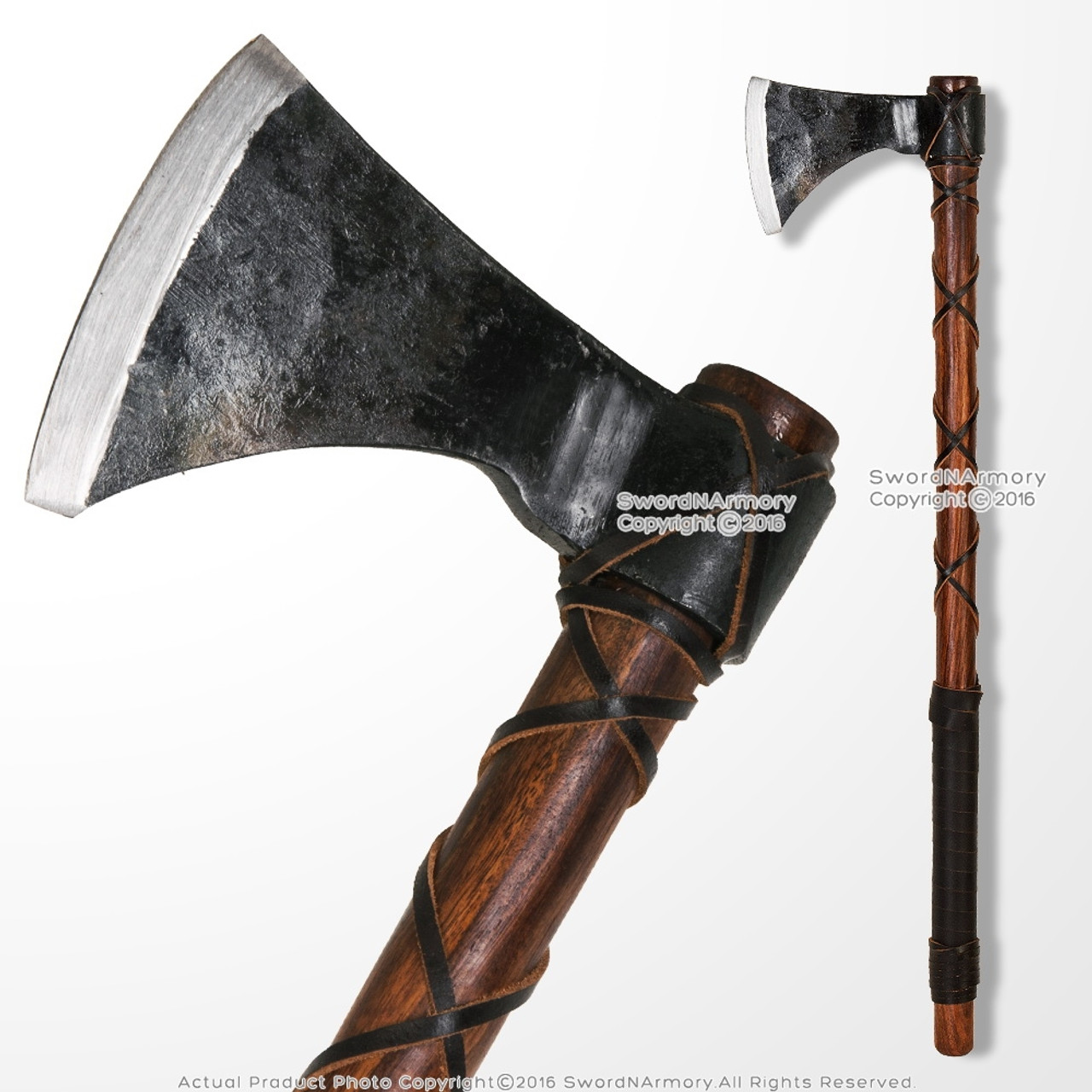 Double Sided Viking Axe – vikingarmoury