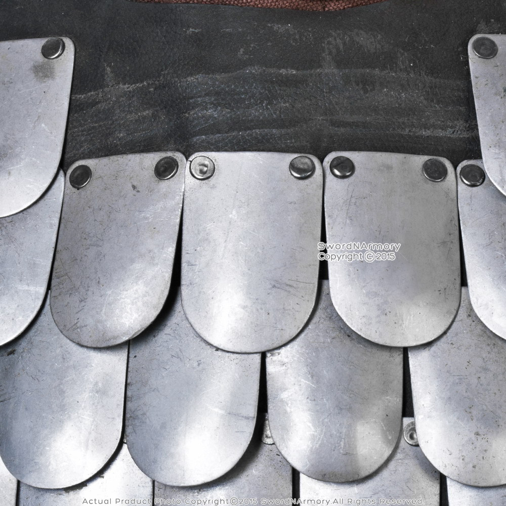 Medieval 20 Gauge Steel Loose Rounded Scale Armor Plate 100 PCS SCA ...