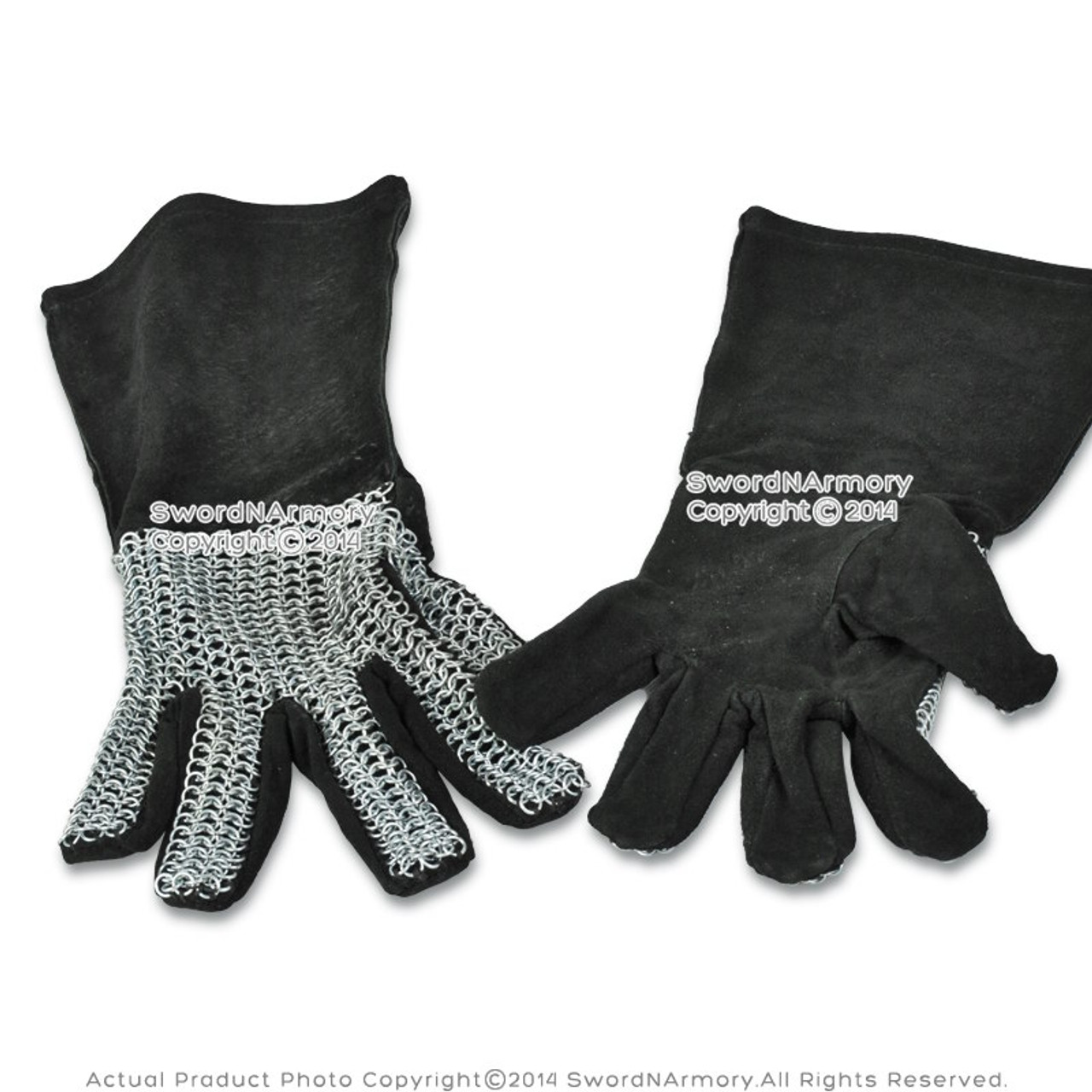 leather gloves costume