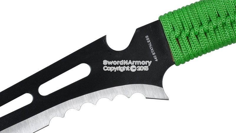 24" Full Tang Zombie Killer Short Sword Machete Survival Gear w