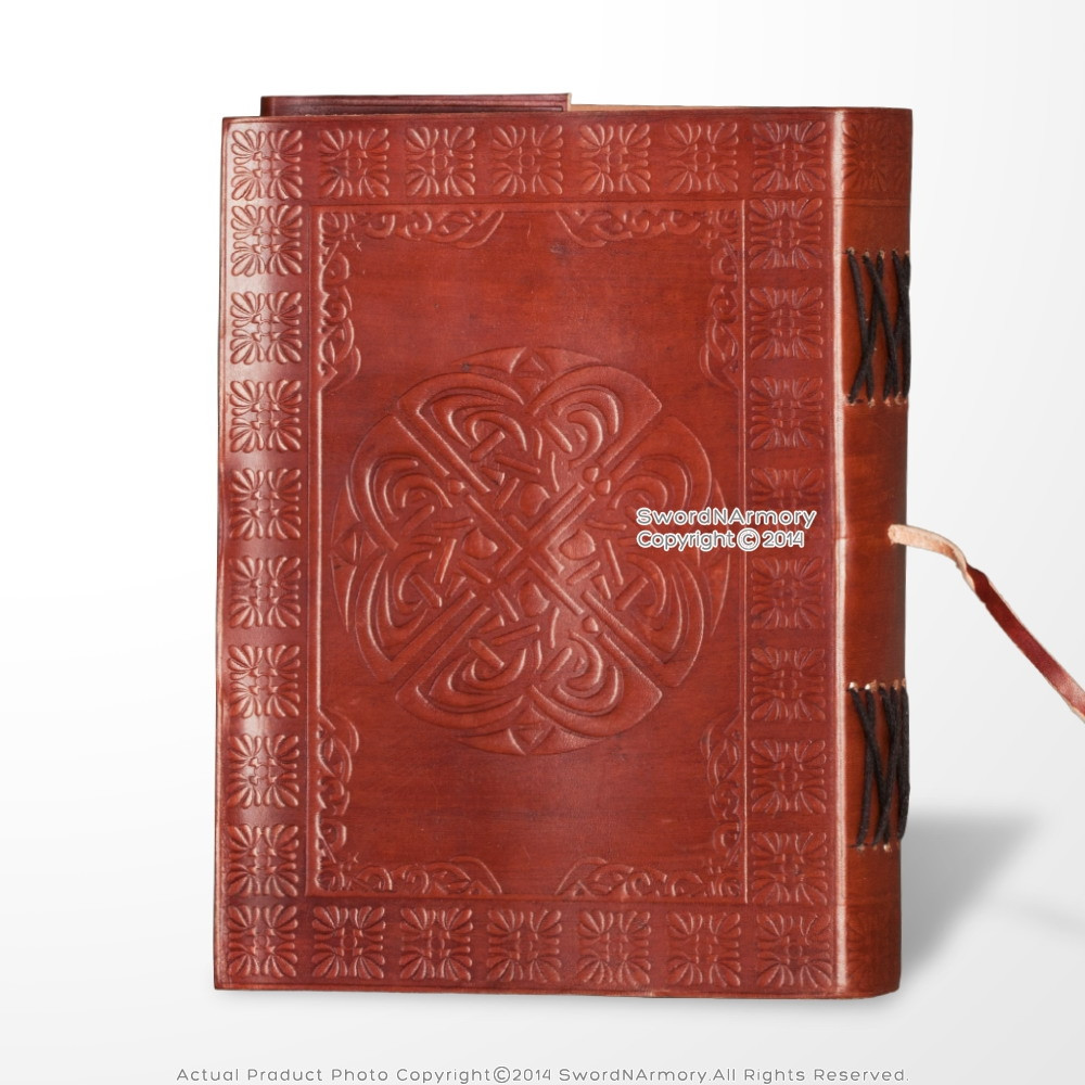 Medieval Genuine Leather Journal Diary Parchment Paper Brown Celtic ...