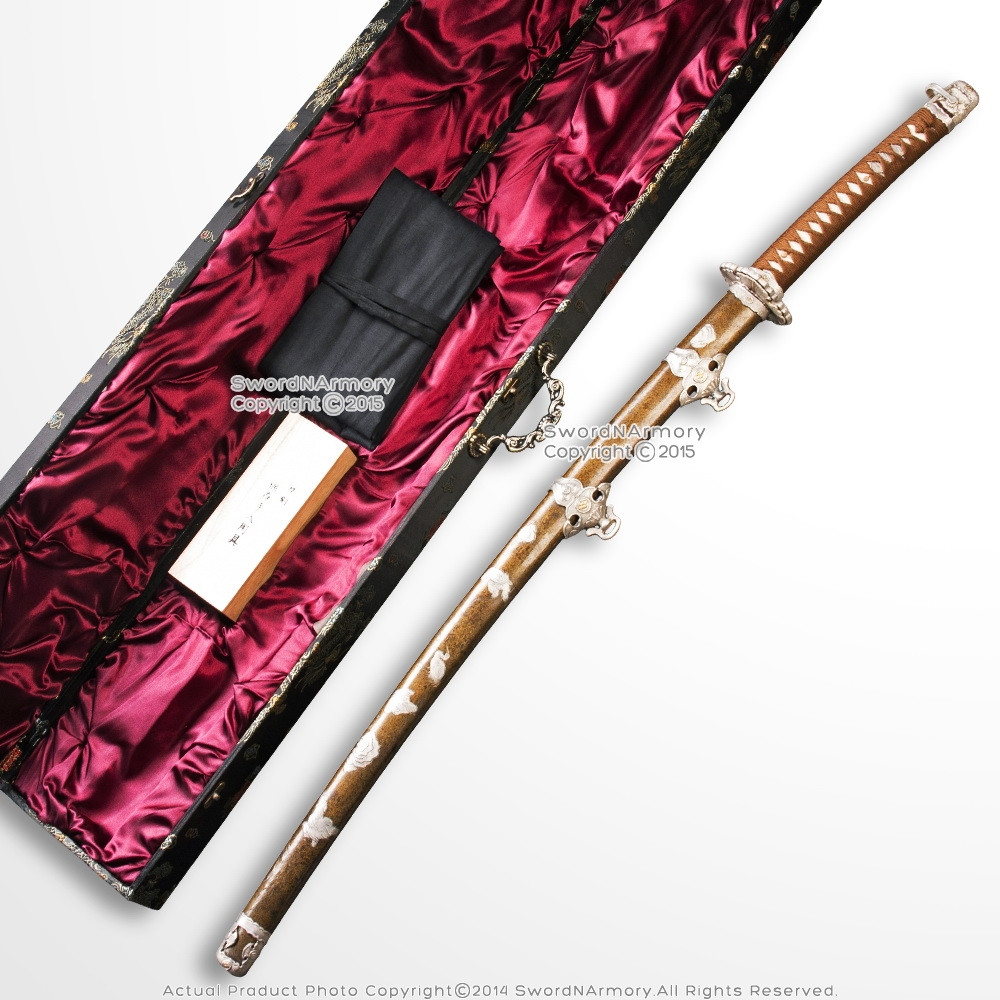 Ryujin 40" 1060 Differentially Hardened Steel Gunto Tachi Samurai