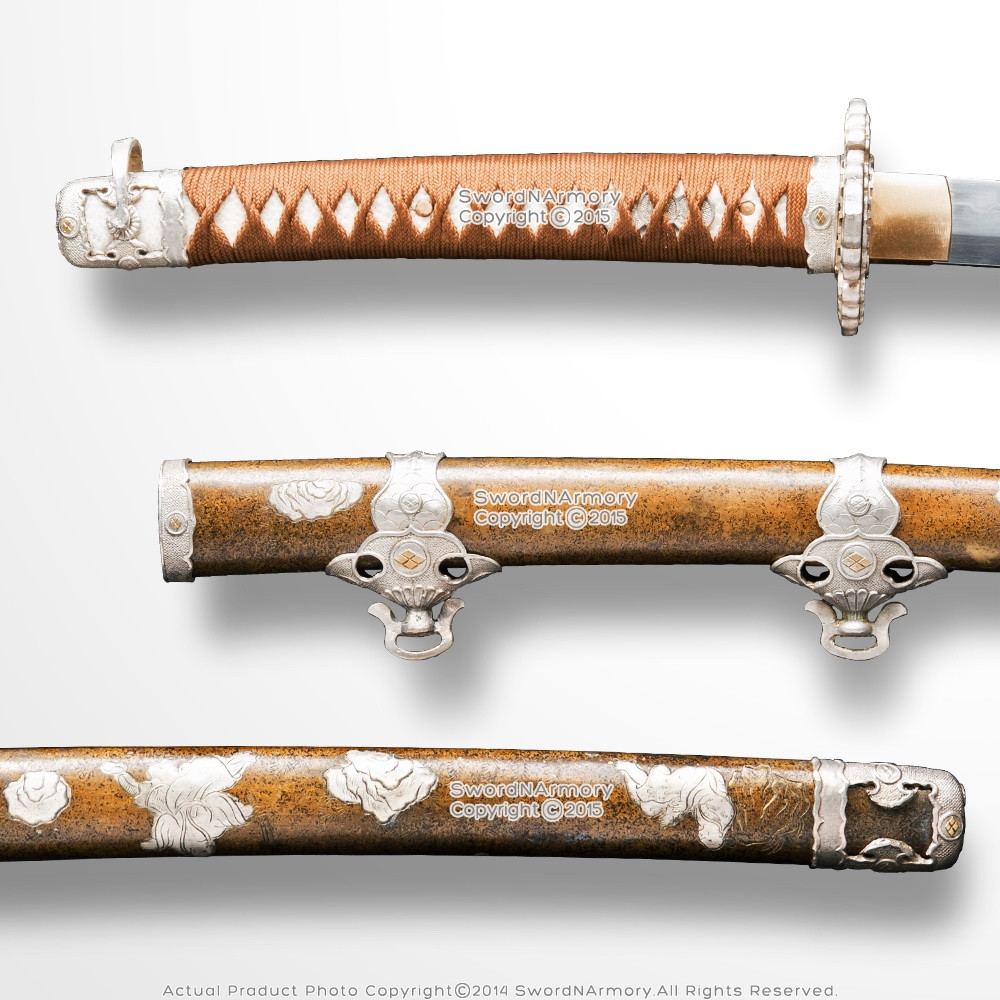 Ryujin 40" 1060 Differentially Hardened Steel Gunto Tachi Samurai