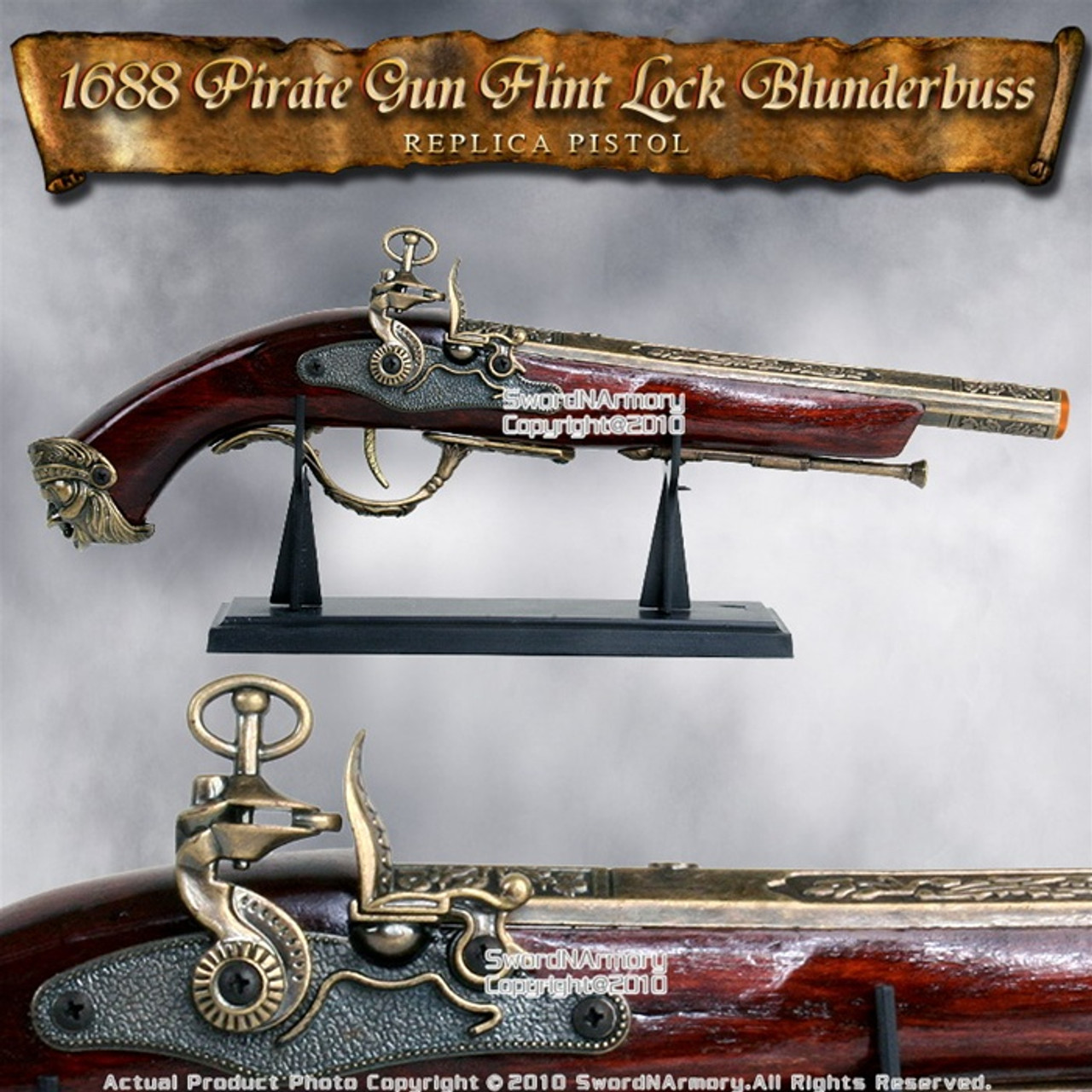 pirate flintlock pistol