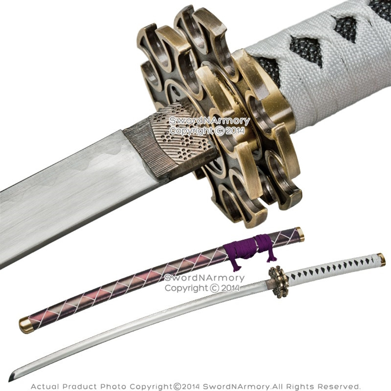 Kochou Shinobu Knife Japanese Anime Demon Slayer Katana Samurai Sword Hand  Forge | eBay