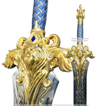 47" King Llane Greatsword Movie Prop Replica Collectible Steel Sword w/Plaque