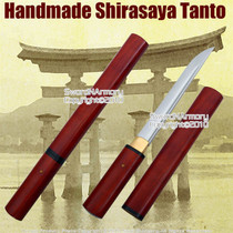 Shirasaya Tanto Handmade Japanese Samurai Sword Sharp 1