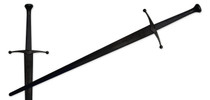 Synthetic Sparring Longsword - Black Blade & Hilt by Red Dragon Armoury