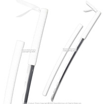 37" Steel LARP Cosplay Anime Demon Inosuke Hashibira Sword w/ Scabbard Costumes