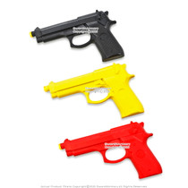 Multicolor Polypropylene Fake Full Size Training Pistol with Textured Grip