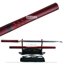 Handmade Zatoichi Straight Shirasaya Katana Shikomizue Sword Sharp