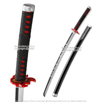 40.5" Bamboo Blade Tanjiro Kagura Nichirin Katana Samurai Sword Demon Anime 40.5" Bamboo Blade Tanjiro Kagura Nichirin Katana Samurai Sword Demon Anime