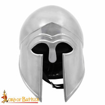 Greek hoplite Corinthian Steel Helmet with Leather Liner