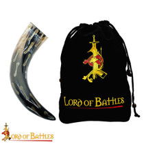 Medieval Viking Drinking Horn with Charred Specks Handcrafted Genuine Ox Horn Medieval Viking Drinking Horn with Charred Specks Handcrafted Genuine Ox Horn