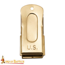 US Engraved World War II D Day Clicker Pure Brass and Steel Reenactment Gear