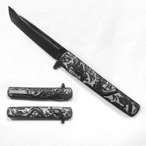 440 STAINLESS DRAGON KNIFE BLACK