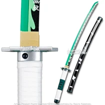 38" LED Plastic Shinazugawa Sanemi Katana Samurai Sword Cosplay Demon Anime
