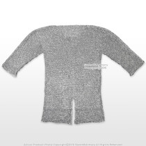 Aluminum Medieval Hauberk Chainmail Round Ring Round Riveted LARP Movie