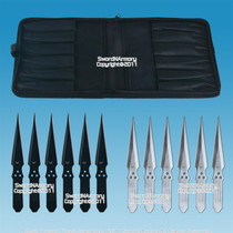 12 Pcs 8.5" Thrower Set 440 Stainless Steel Throwing Knives with Zipper Pouch
