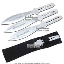 3 Pcs 9" 440 Stainless Steel Throwing Knife Set With Case 3 Pcs 9" 440 Stainless Steel Throwing Knife Set With Case