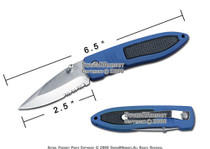 Stainless Steel Liner Lock Pocket Folder Knife, Serrated 2