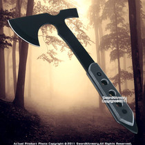 Functional Full Tang Black Hatchet Throwing Axe w/ Shealth