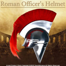 Corinthian Greek Spartan Helmet with Red Crest Roman Armor LARP Costume Armour