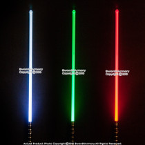 47" 3 Colors Light Saber Toy Sword Anodized Aluminum Handle 180 Lumen RGB LED