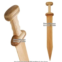 26.5" Long Wooden Roman Gladius Gladiator Trooper Greek Sword Cosplay Prop