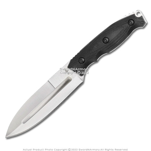 9β Fixed Blade Full Tang Tactical Camping Hiking Knife ABS Steel Black Silver 9β Fixed Blade Full Tang Tactical Camping Hiking Knife ABS Steel Black Silver
