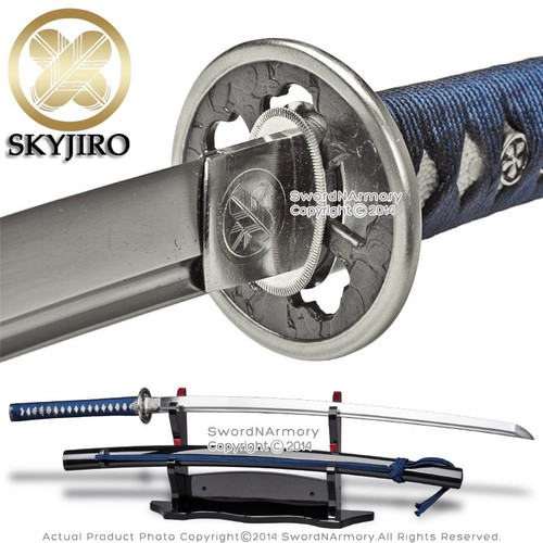 Skyjiro Hanabira Flower Petals Samurai Katana Sword 28 Inch Blade with Bohi Skyjiro Hanabira Flower Petals Samurai Katana Sword 28 Inch Blade with Bohi