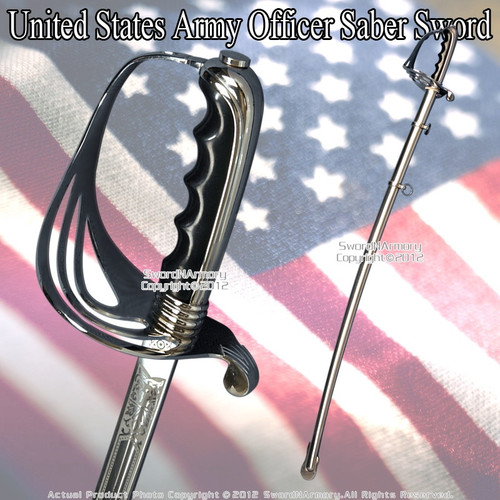 Military Ceremonial Sword U.S. Army Officer Saber New Design Acid Etching Pattern Military Ceremonial Sword U.S. Army Officer Saber New Design Acid Etching Pattern