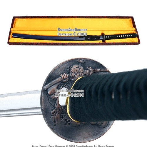 Blue Oda Daimyo Handmade Samurai Katana Sword Sharp New