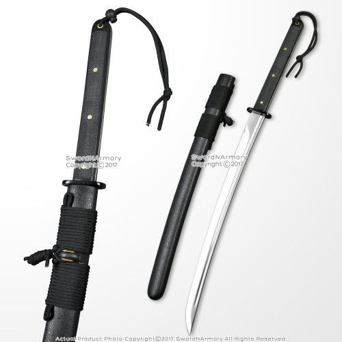 Musashi 29" Tactical Wakizashi DH 1060 Steel Short Sword Musashi 29" Tactical Wakizashi DH 1060 Steel Short Sword