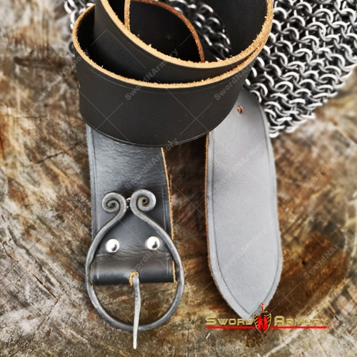 Leather Belt, Flexible Blade Sword 