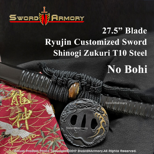 Ryujin Customized Hand Forged Samurai Katana Sword Ryujin Customized Hand Forged Samurai Katana Sword