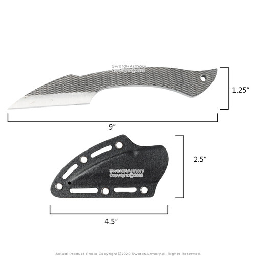 T12 Metal File Knife - Knife Made from a File - Large Handmade File Knives