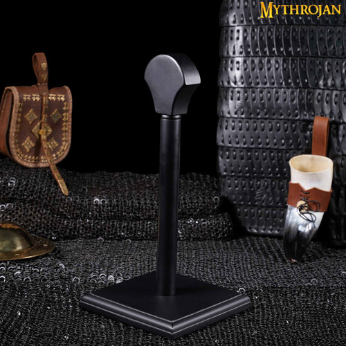Mythrojan Wooden Helmet Stand Solid Medieval Roman Viking Helmet Display Stand Wooden Star Wars Helmet Stand Mask Display Templar Spartan Cosplay LARP Knight Stand Black Mythrojan Wooden Helmet Stand Solid Medieval Roman Viking Helmet Display Stand Wooden Star Wars Helmet Stand Mask Display Templar Spartan Cosplay LARP Knight Stand Black