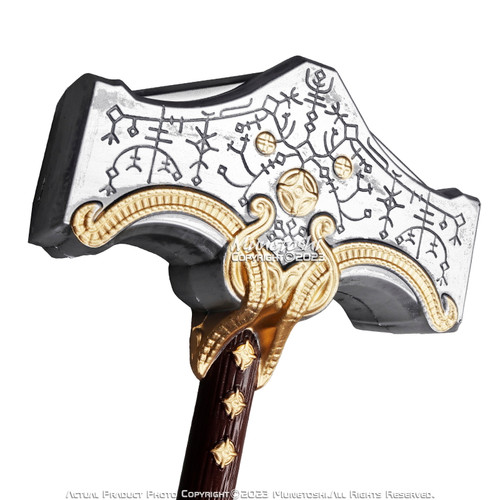  Blazing S. GOW Fantasy Foam Prop Mjolnir Hammer for Costume and  Cosplay (Thor's Hammer) : Clothing, Shoes & Jewelry